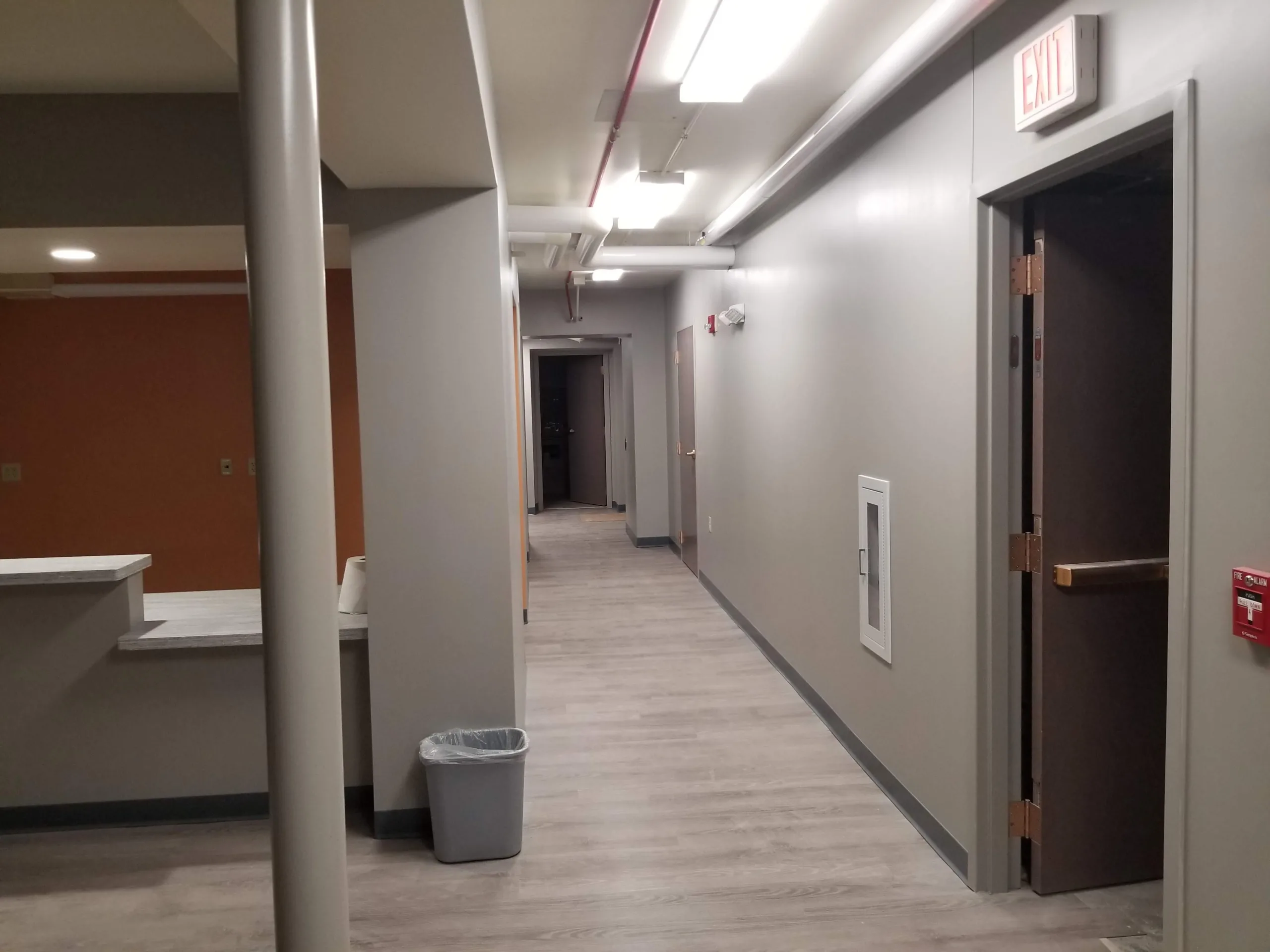 Julian Thomas Health Clinic hallway